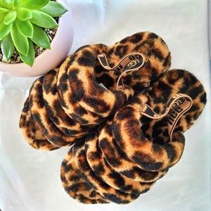 Ugg leopard slippers